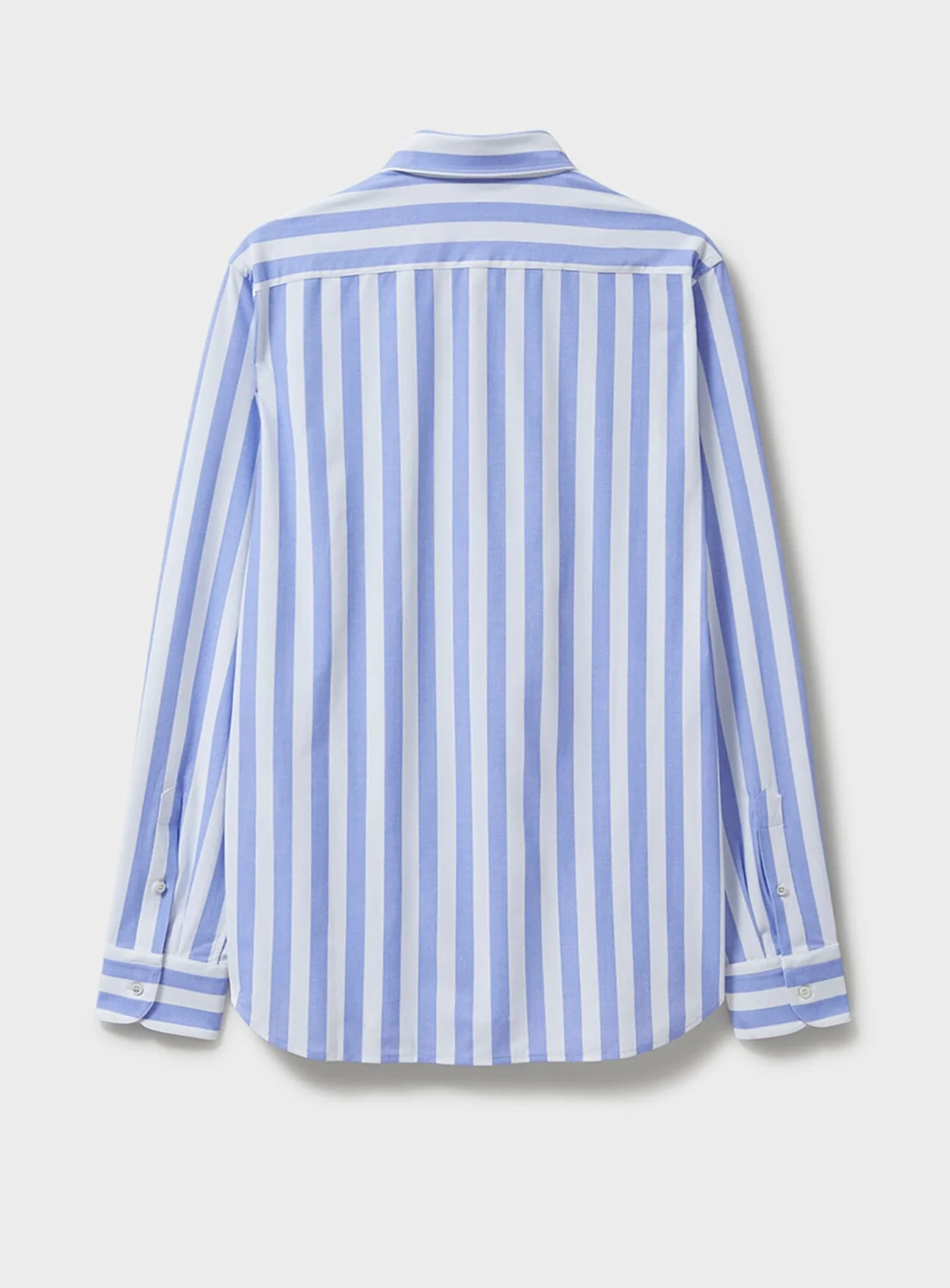 Recycled Italian Sky Rowers Stripe Cut Away Comfort Shirt - Image 3