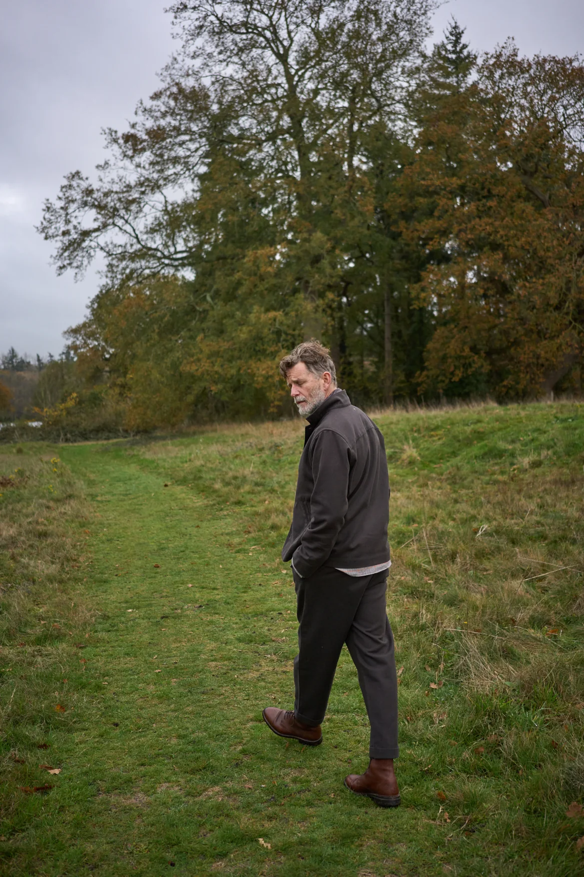 The Neem Chocolate Recycled Twill Men's Suit - Image 13