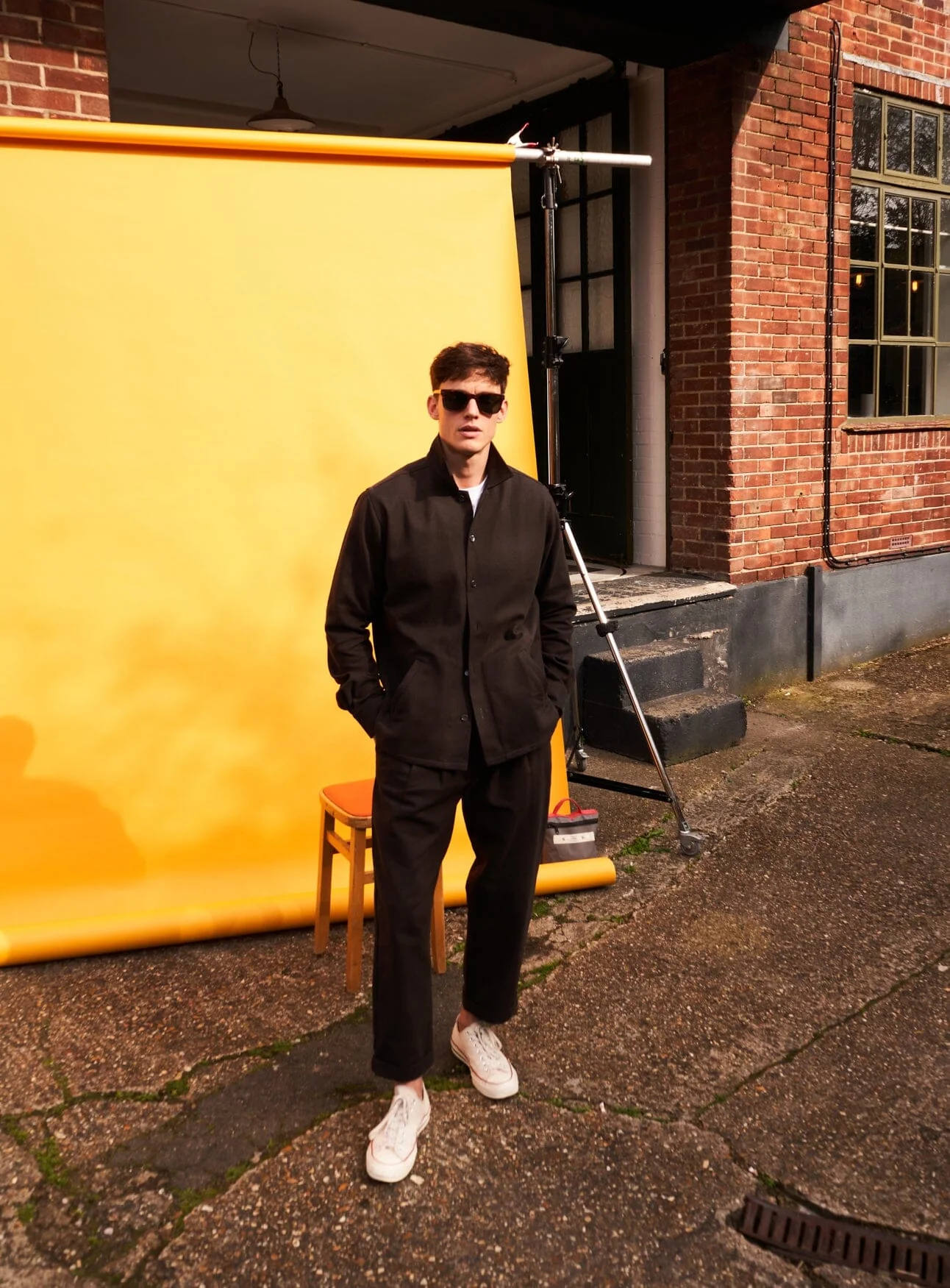 The Neem Chocolate Recycled Twill Men's Suit - Image 15