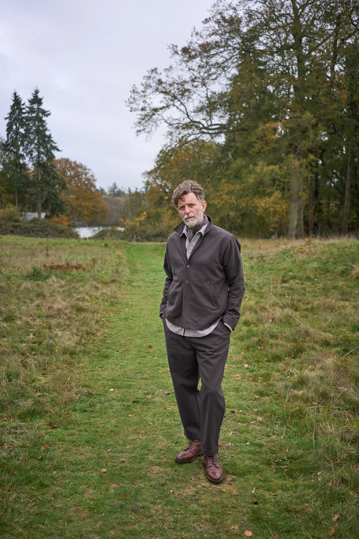 The Neem Chocolate Recycled Twill Men's Suit - Image 16