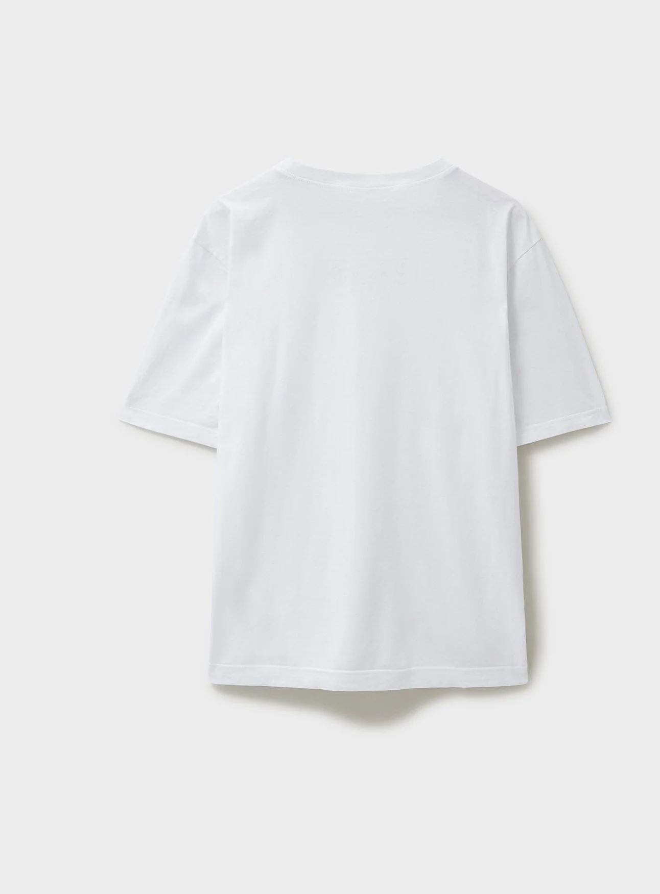 The Perfect White 100% Organic Cotton Boxy T-Shirt - Image 4