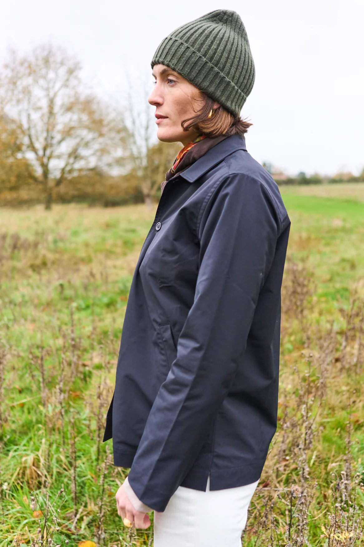 Black Neem Bomber Sorona Rain Jacket - Image 10