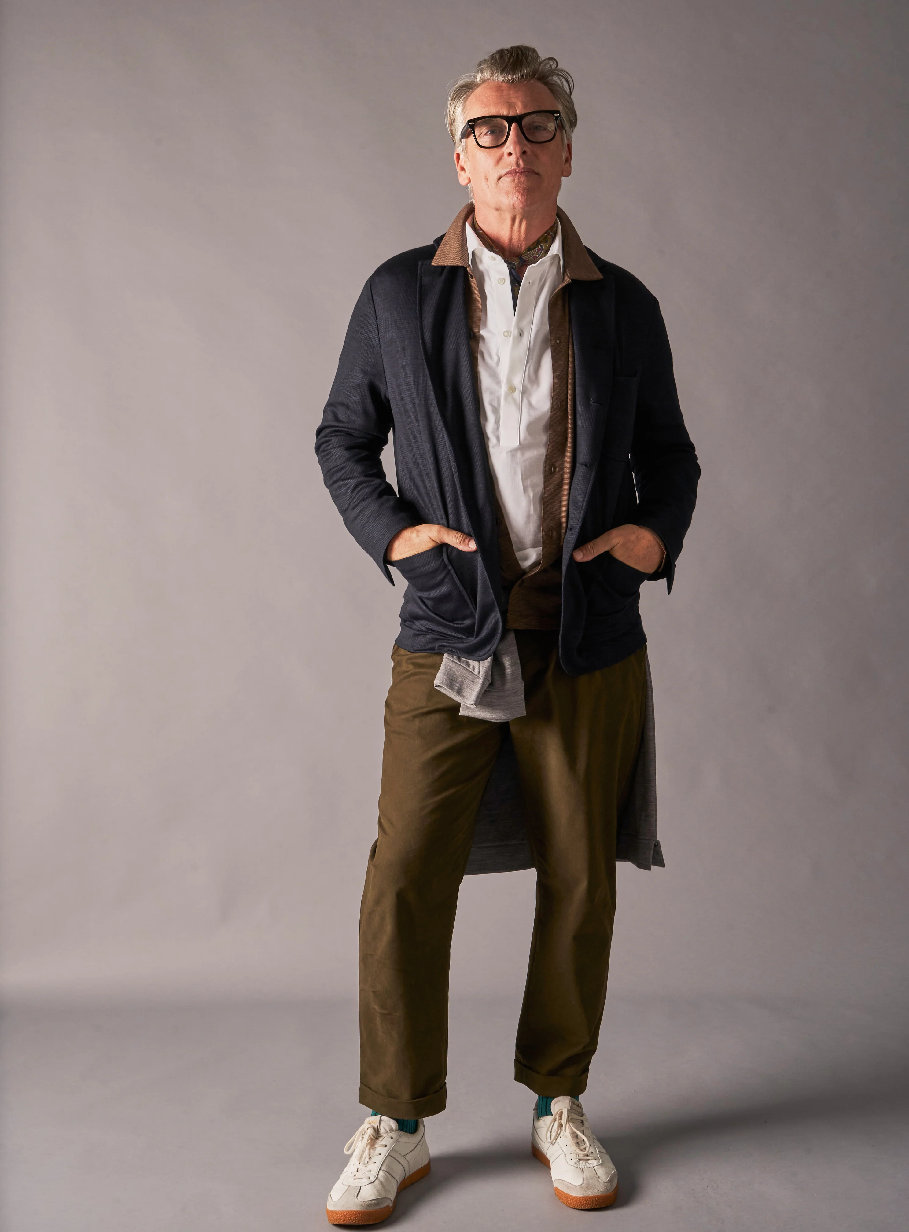 Recycled Italian White Cut Away Collar Popover Shirt - Image 10