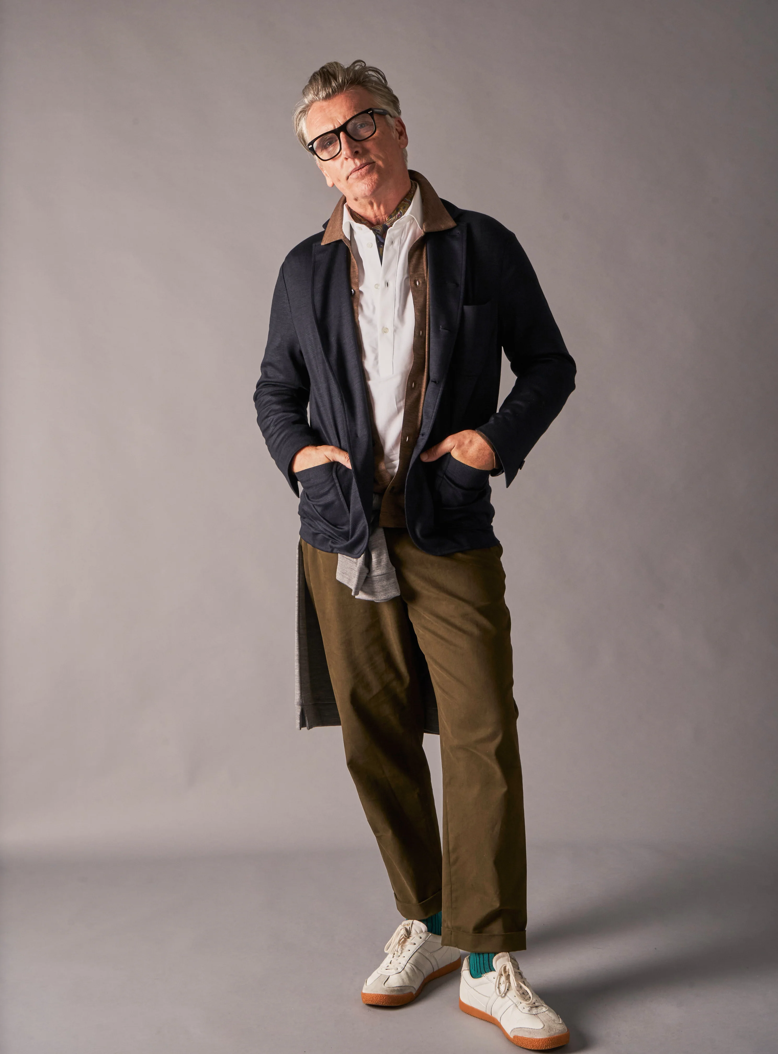 Recycled Italian White Cut Away Collar Popover Shirt - Image 6