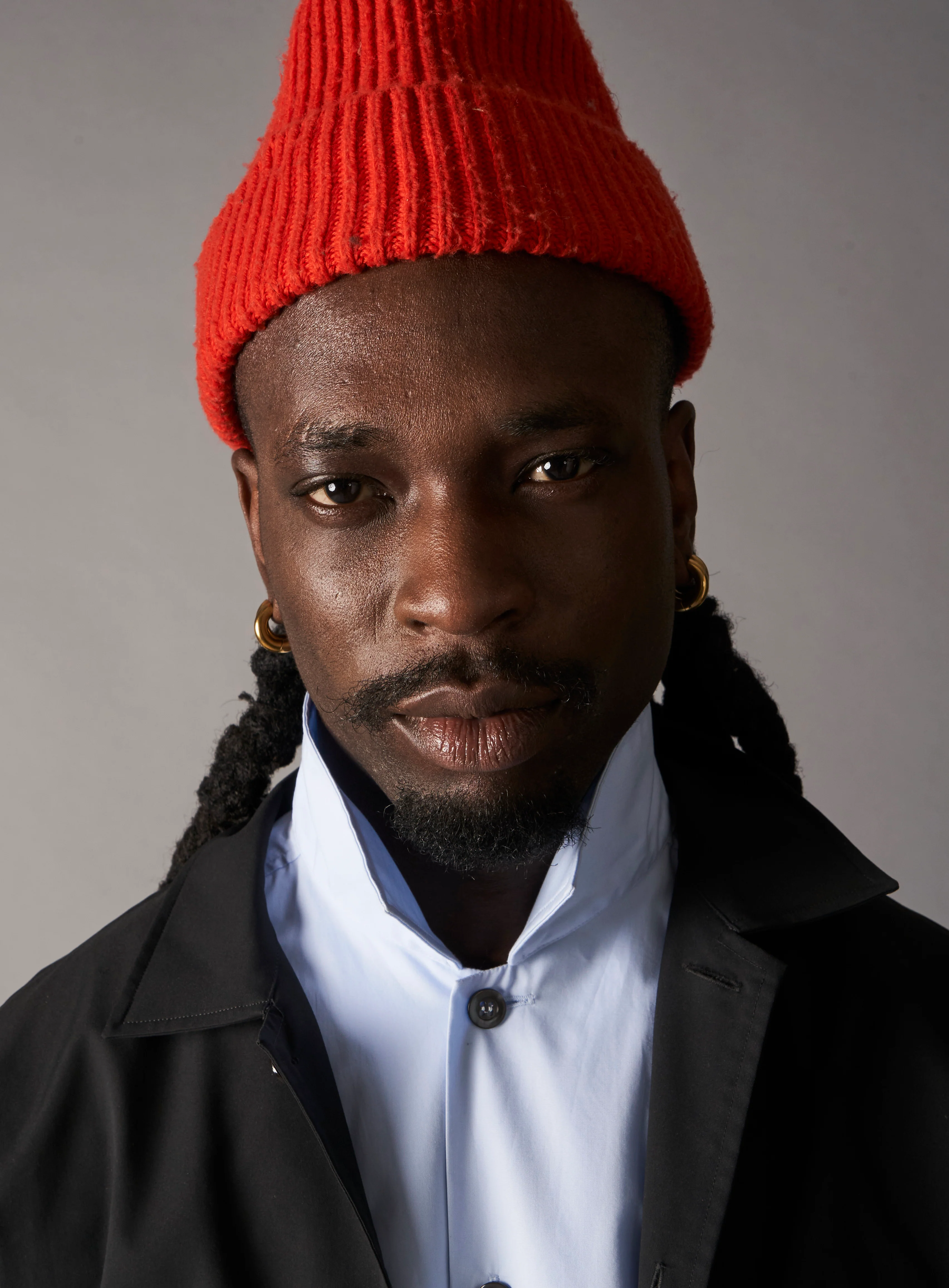 Cashmere Red Beanie Hat - Image 3