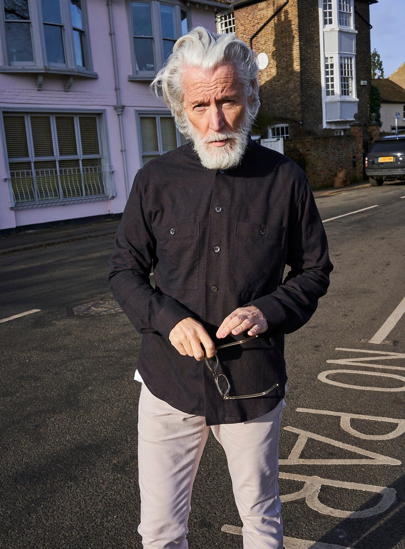 Recycled Italian Chocolate Flannel Double Pocket Overshirt - Image 4