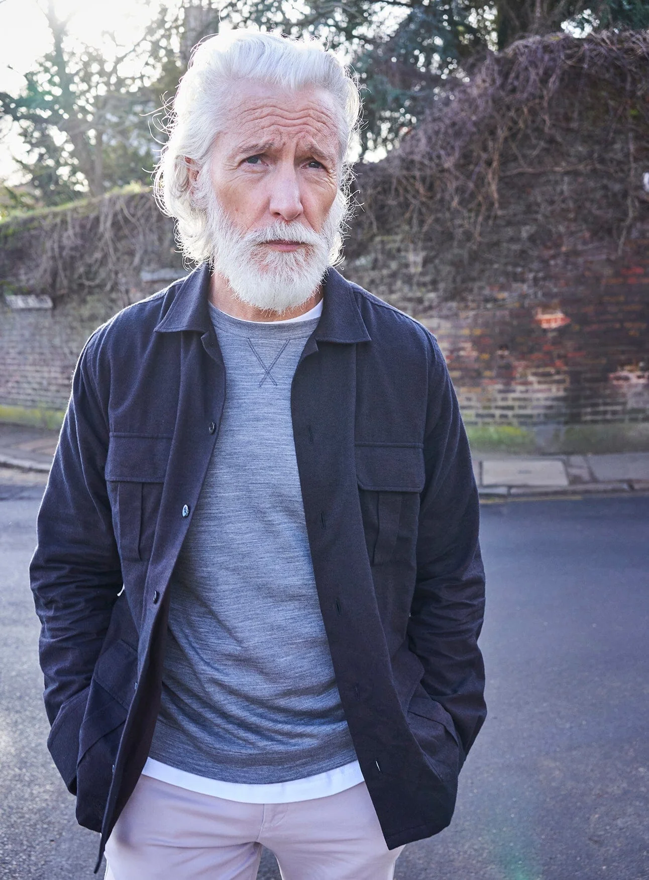 Recycled Italian Chocolate Flannel Overshirt - Image 7