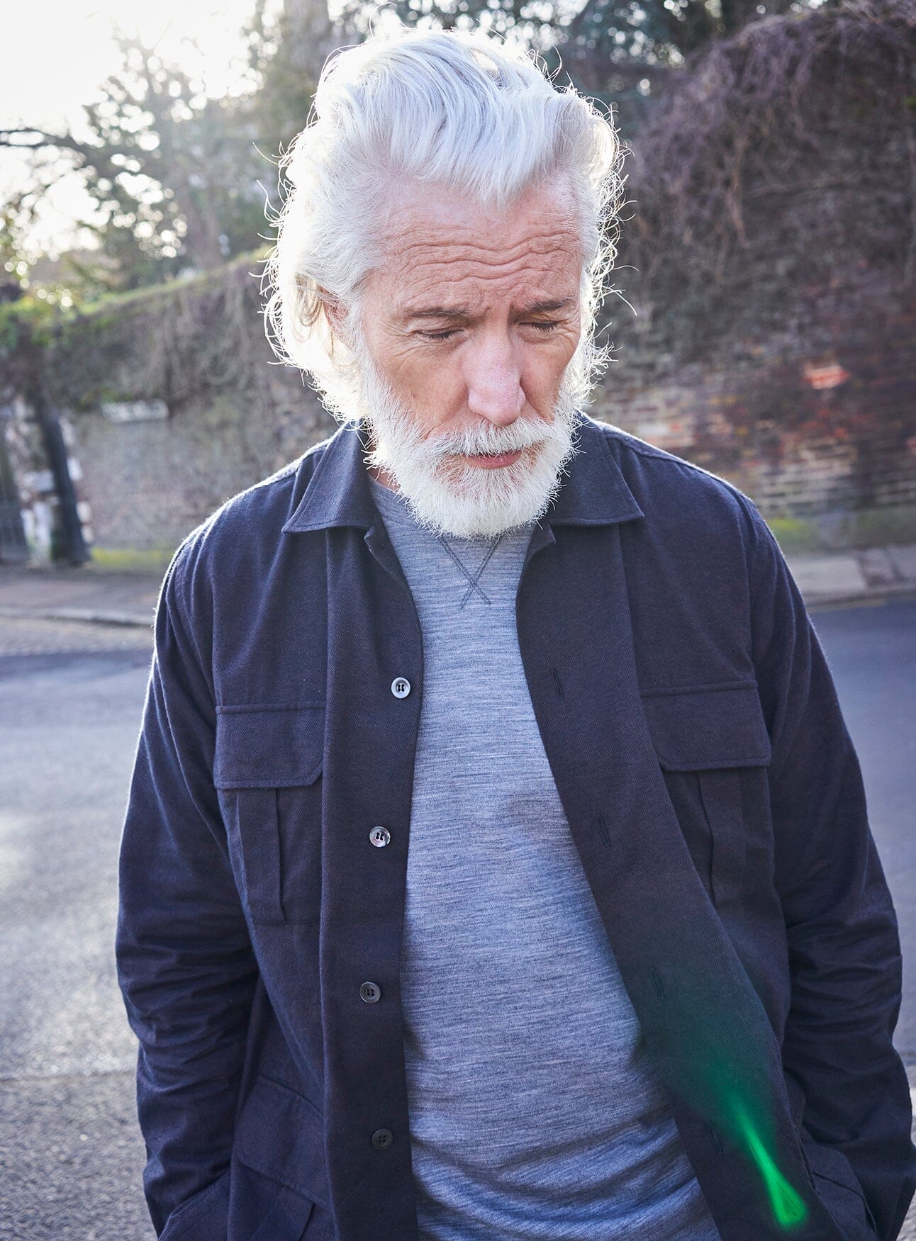 Recycled Italian Chocolate Flannel Overshirt - Image 9