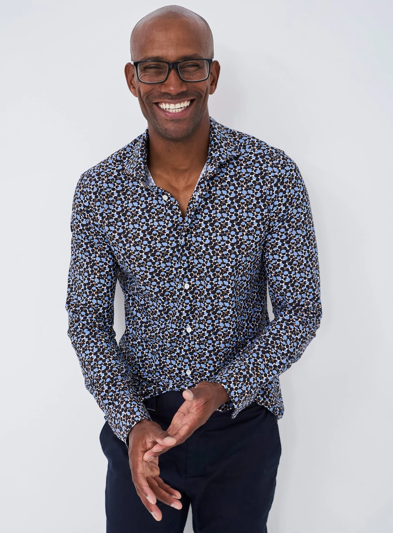 Recycled Multi Print Party Comfort Shirt - Image 7