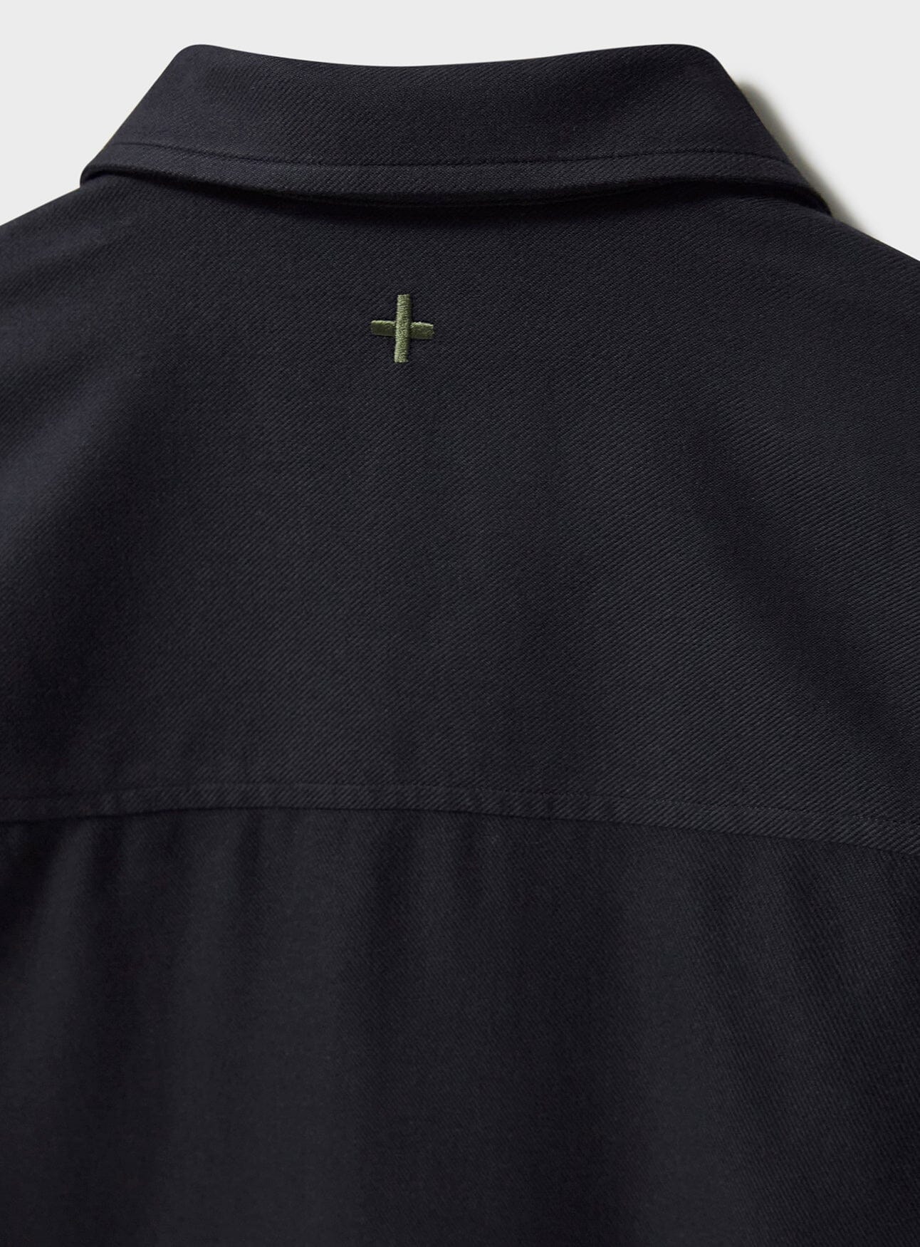 Regenerative Cotton Flannel Black Piccadilly Overshirt - Image 5