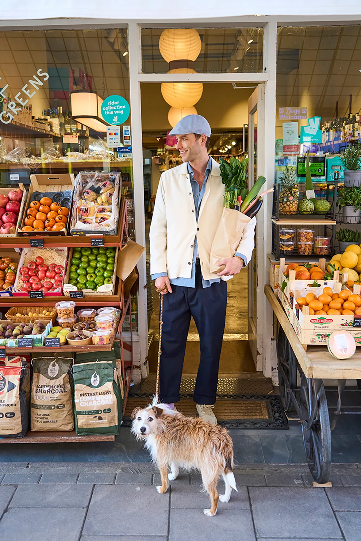 Regenerative Undyed and Unbleached Antique White Bomber Jacket - Image 4