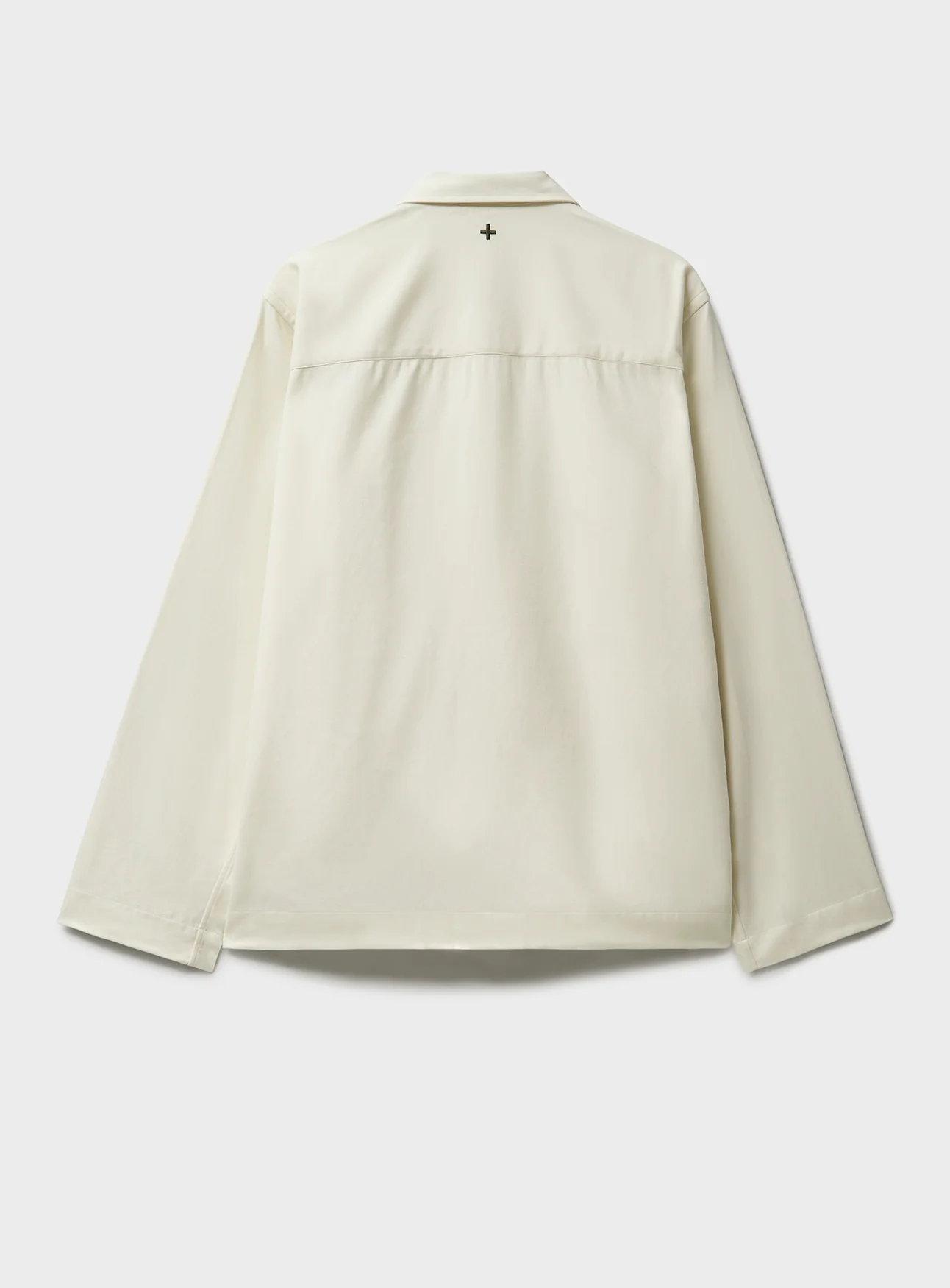 Regenerative Undyed and Unbleached Antique White Bomber Jacket - Image 5