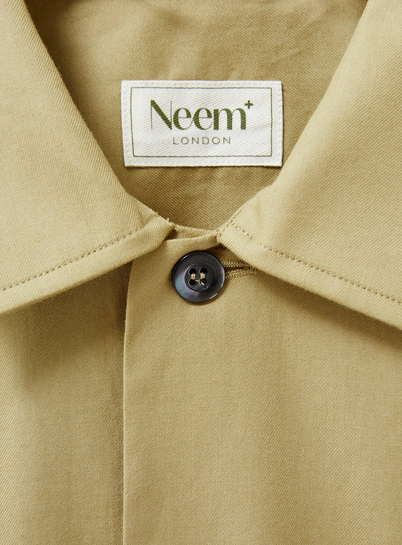 Regenerative Cotton Khaki Shirt Jacket - Image 3