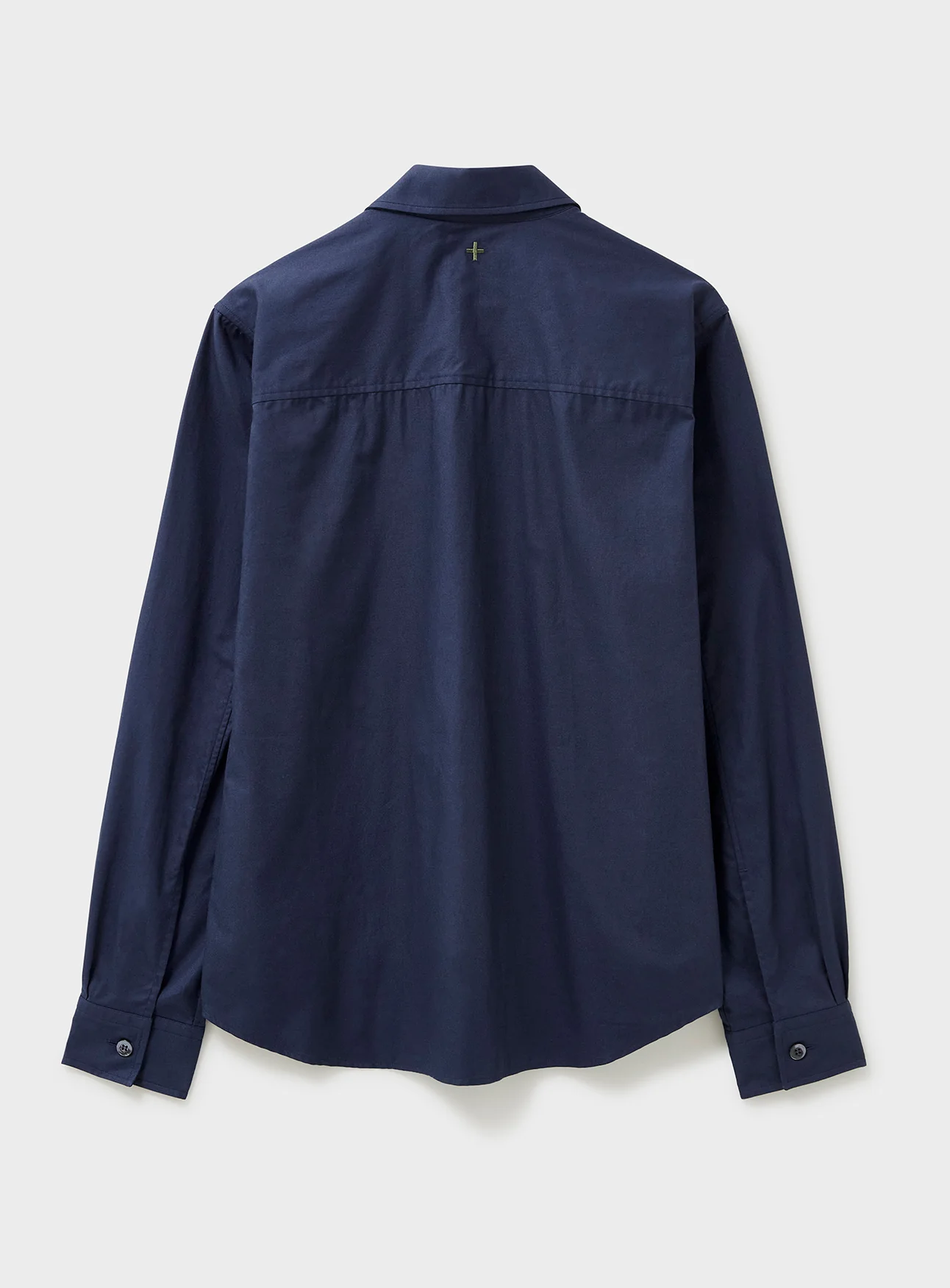 Regenerative Cotton Navy Double Pocket Shirt - Image 6