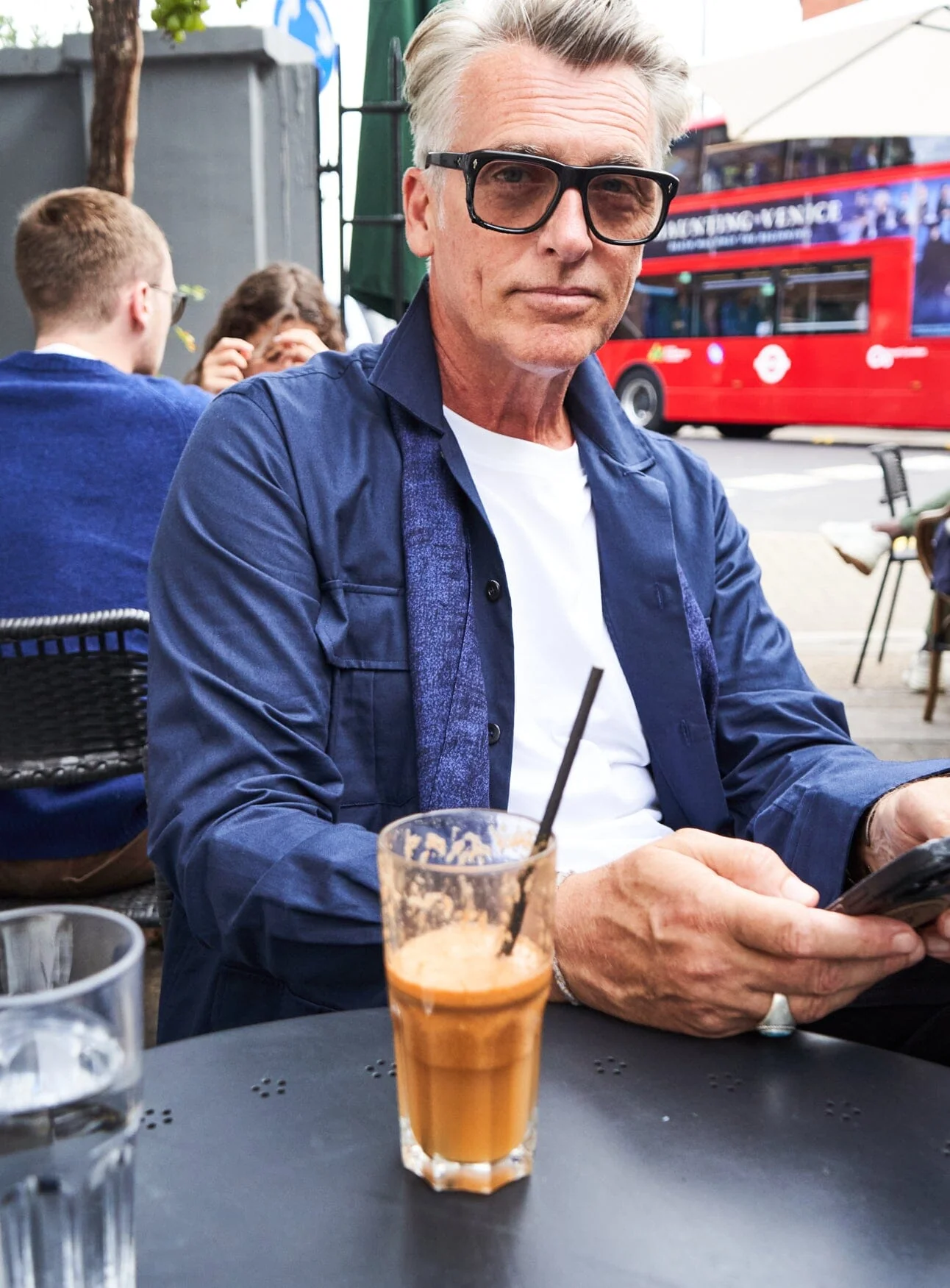 Regenerative Cotton Navy Overshirt - Image 4