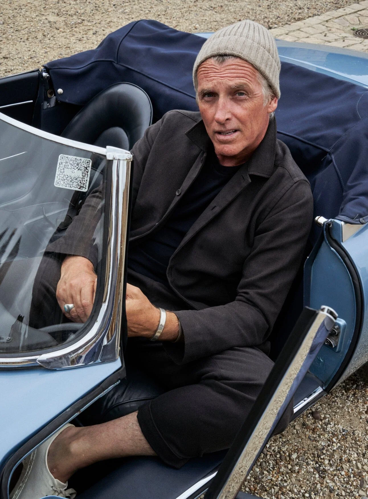 Recycled Italian Heavy Twill Chocolate Bomber Jacket - Image 5