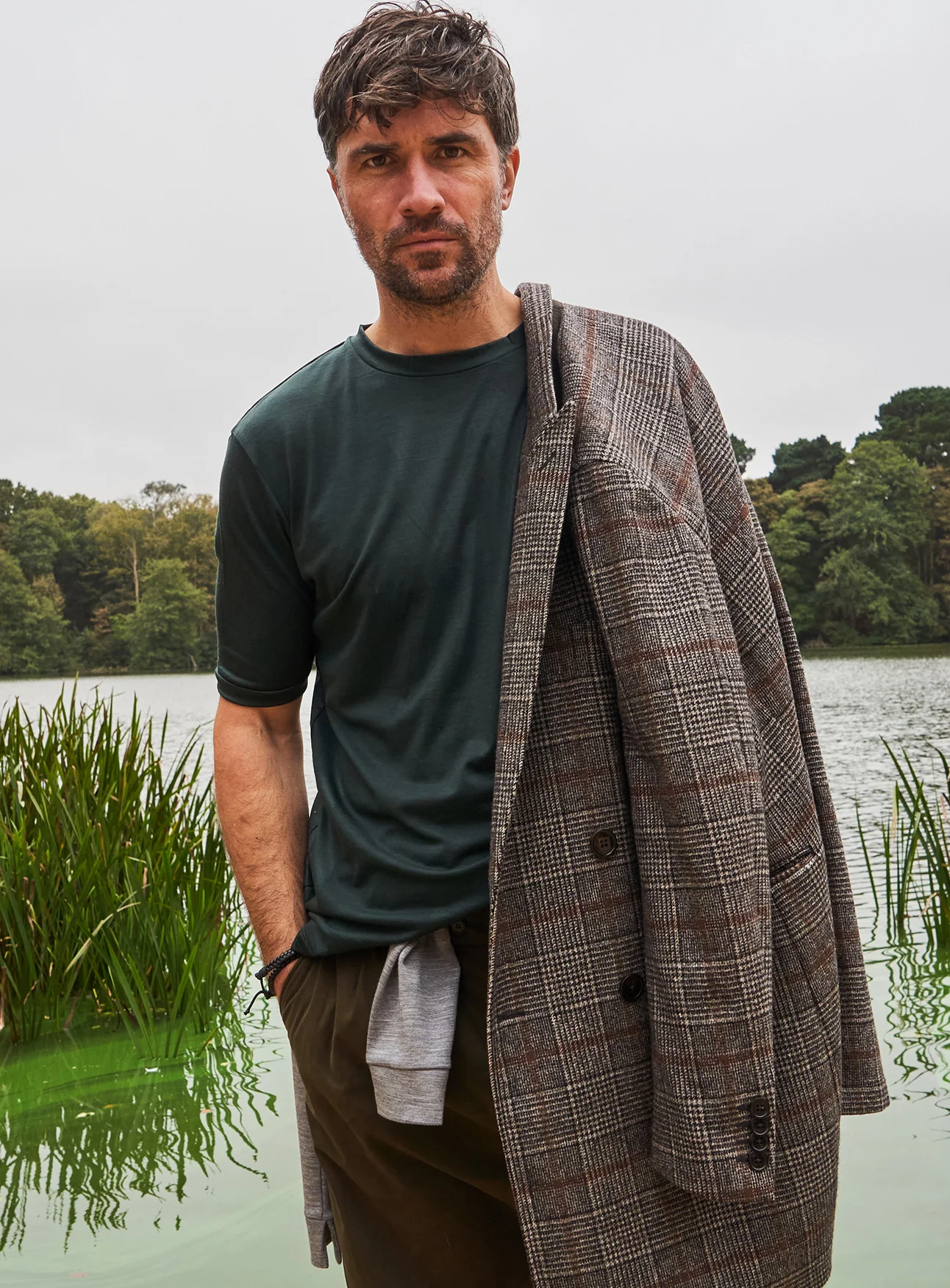 ZQ Merino Deep Neem Super 120s Stretch T-Shirt - Image 3