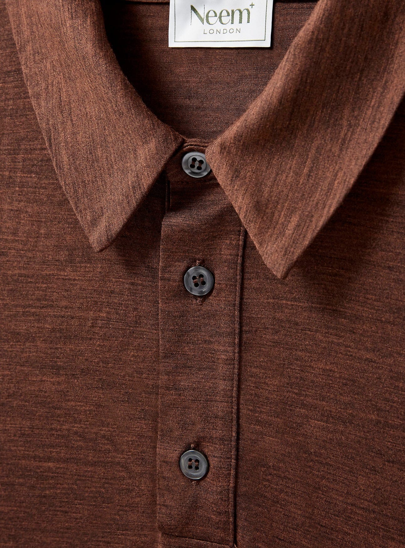 ZQ Merino Wool Jersey Hazel Long Sleeve Polo Shirt - Image 4