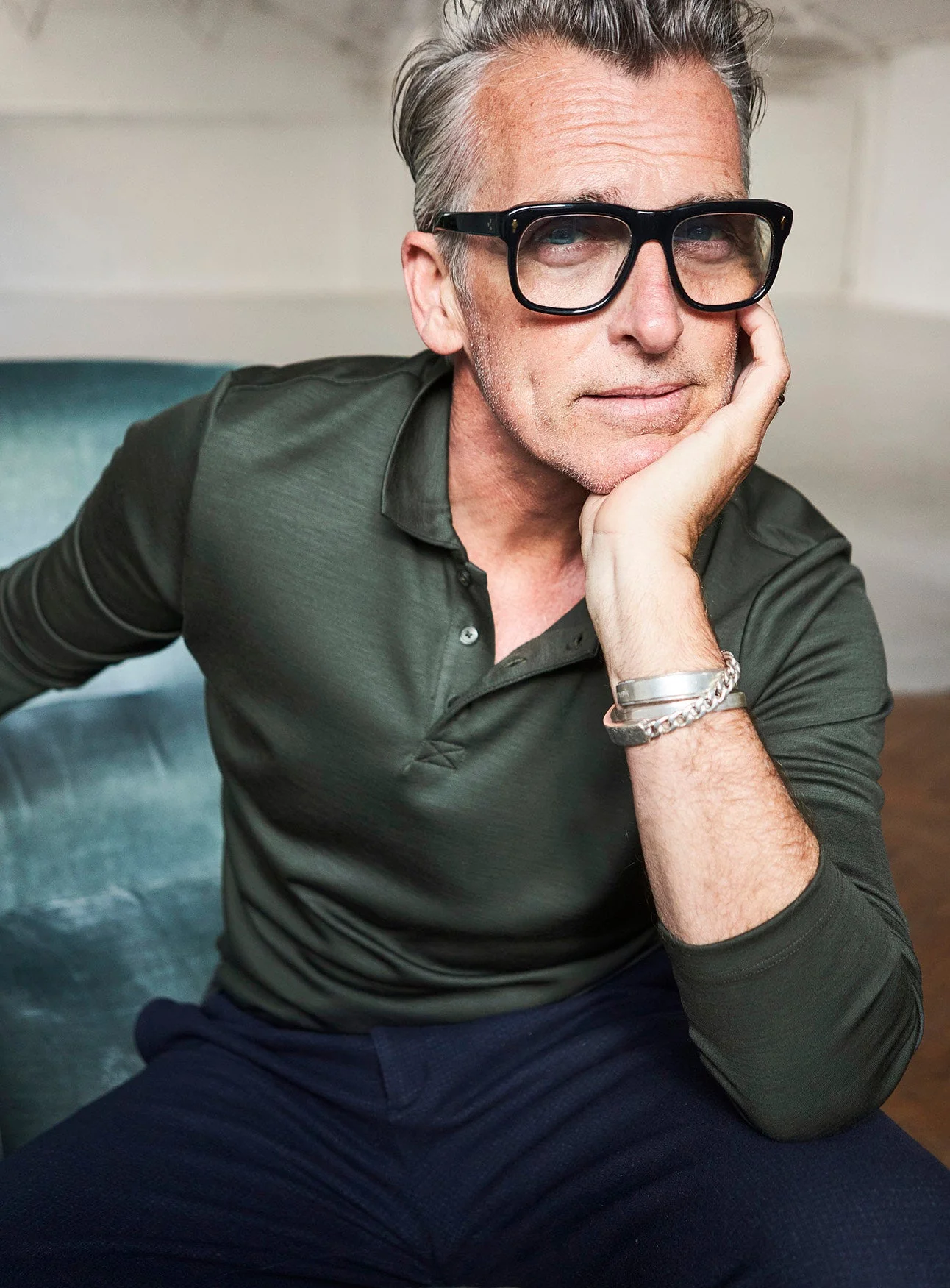 ZQ Merino Deep Neem Super 120s Stretch Polo - Image 5