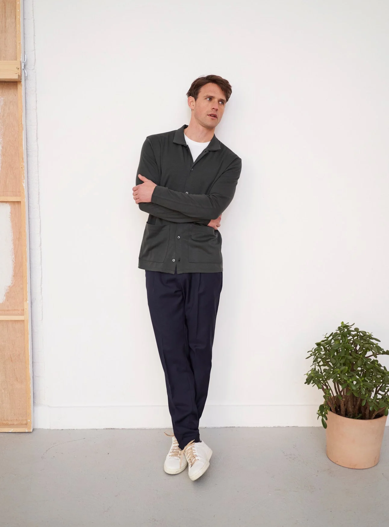 ZQ Merino Neem Green Jersey Cardigan - Image 6