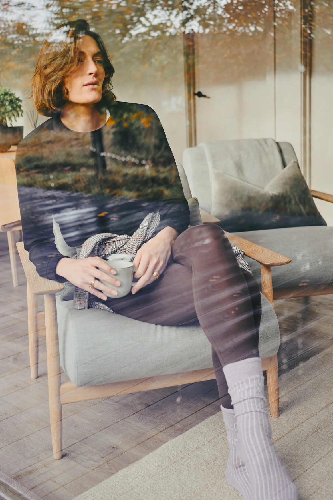 ZQ Merino Super 120s Wool Jersey Black Crew neck - Image 3