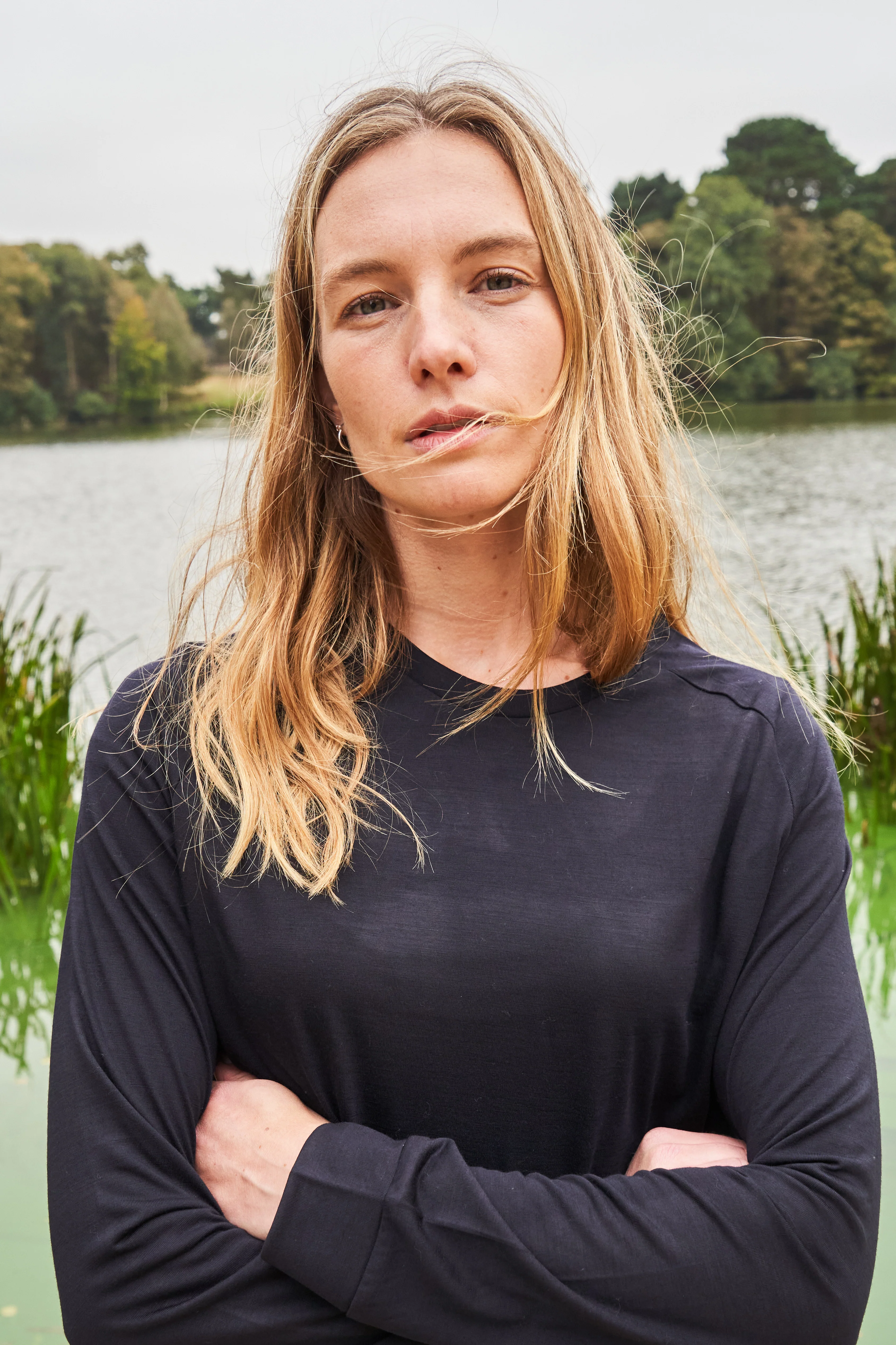 ZQ Merino Super 120s Wool Jersey Black Crew neck - Image 7