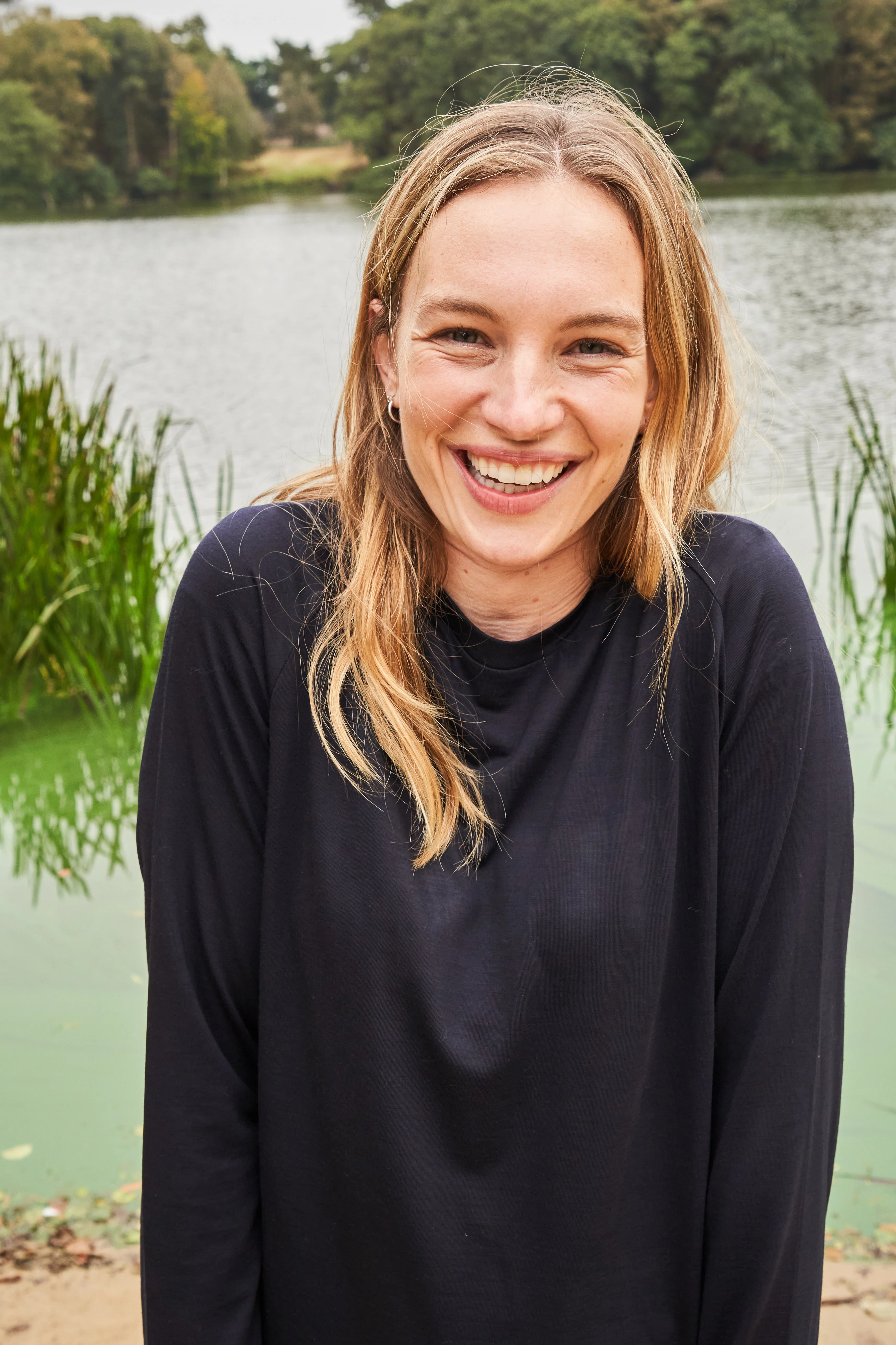 ZQ Merino Super 120s Wool Jersey Black Crew neck - Image 9