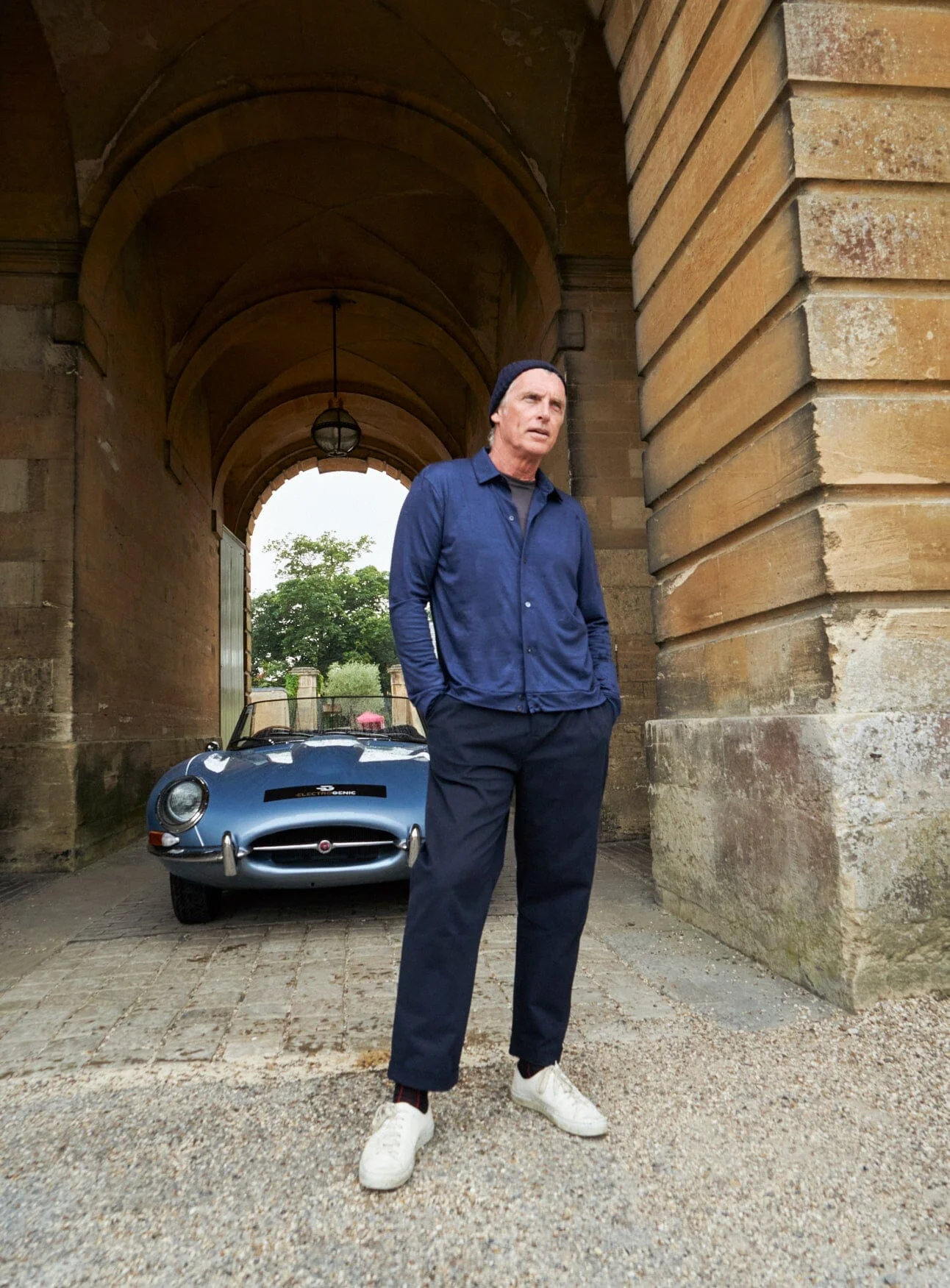 ZQ Merino Wool Steel Blue Super 120s Jersey Shirt - Image 4