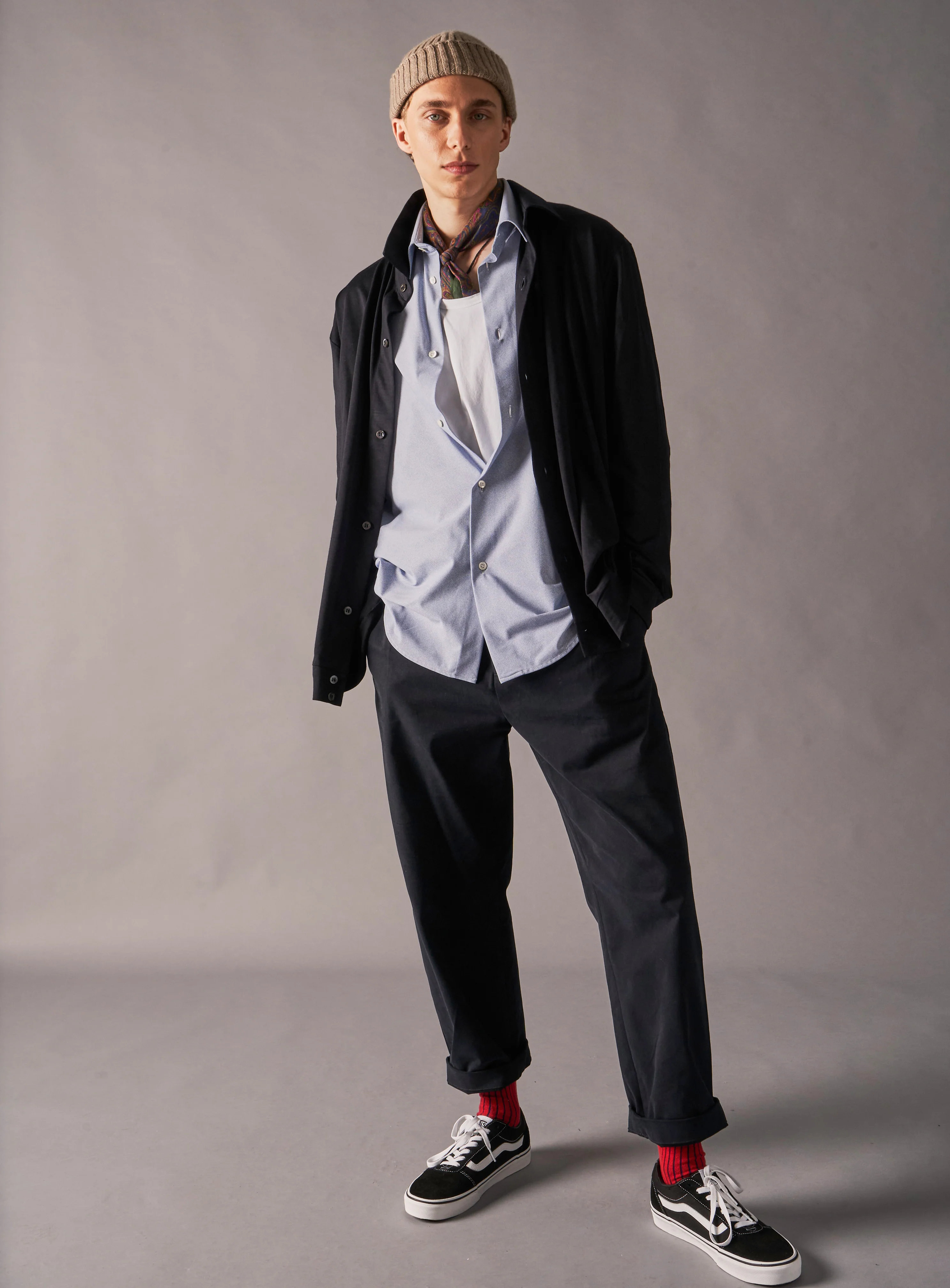 ZQ Merino Super 120s Wool Navy Jersey Shirt - Image 8