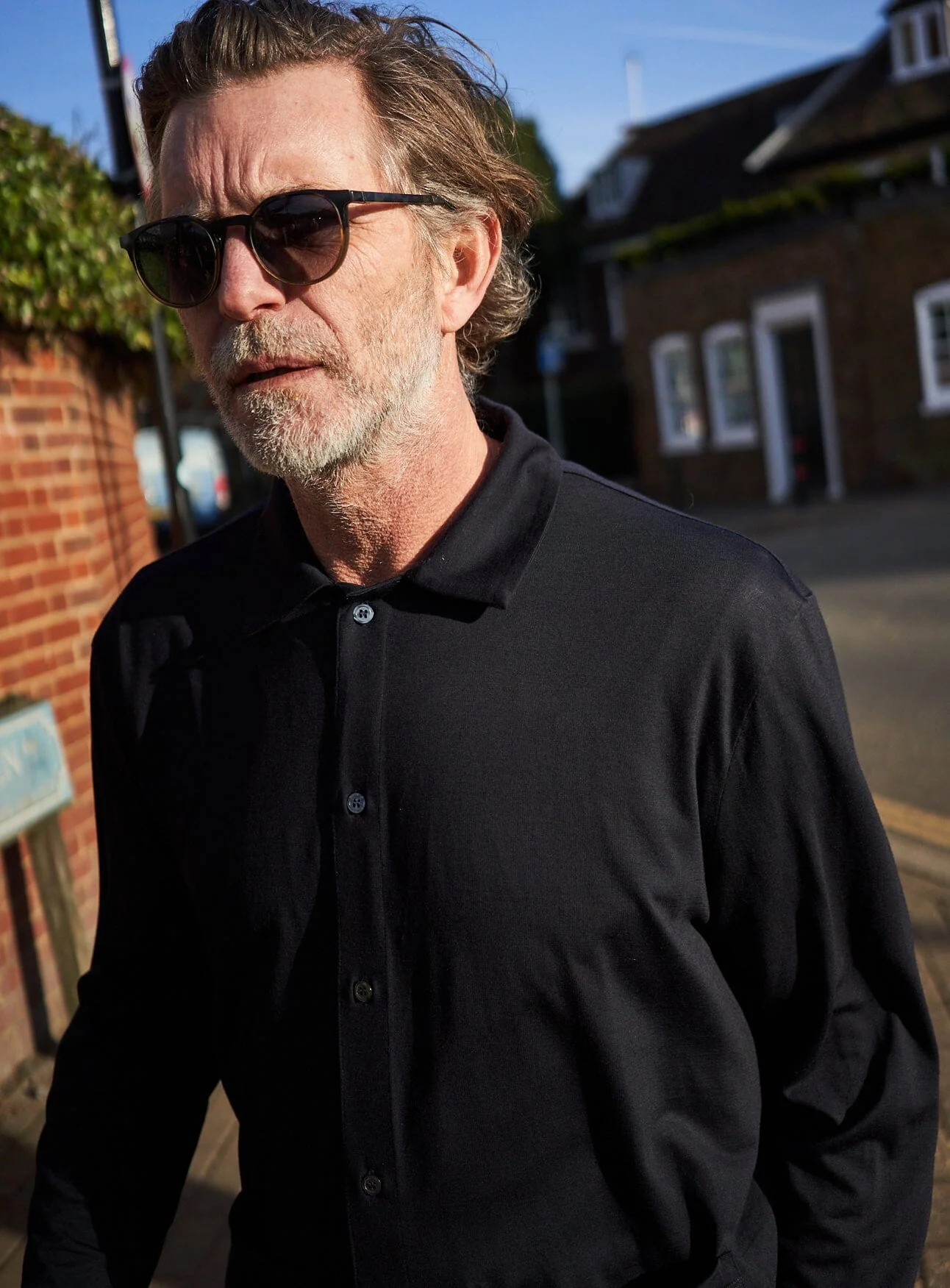 ZQ Merino 120s Neem Navy Jersey Cardigan - Image 3