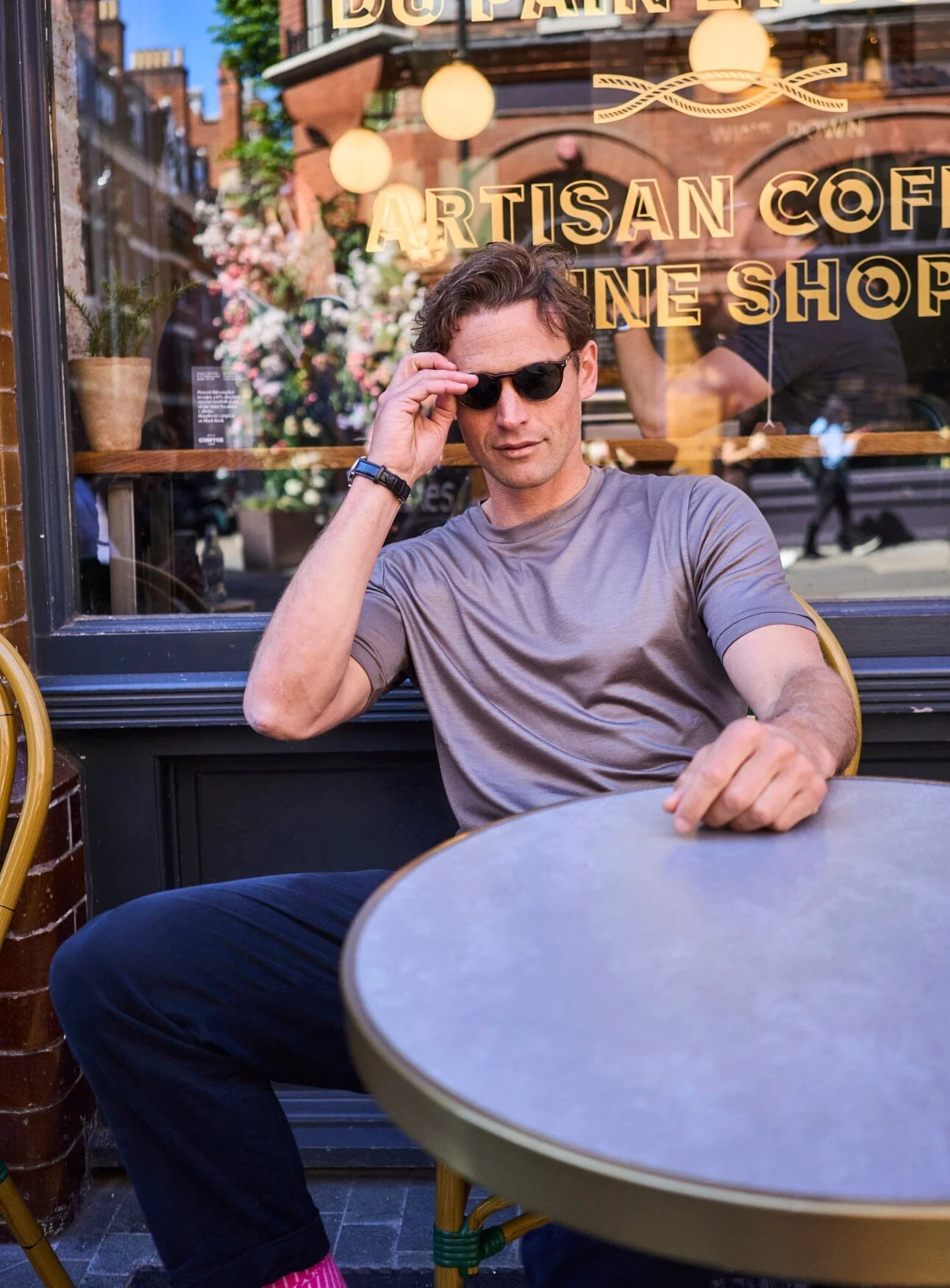 ZQ Merino Oatmeal Super 120s Stretch T-Shirt - Image 8