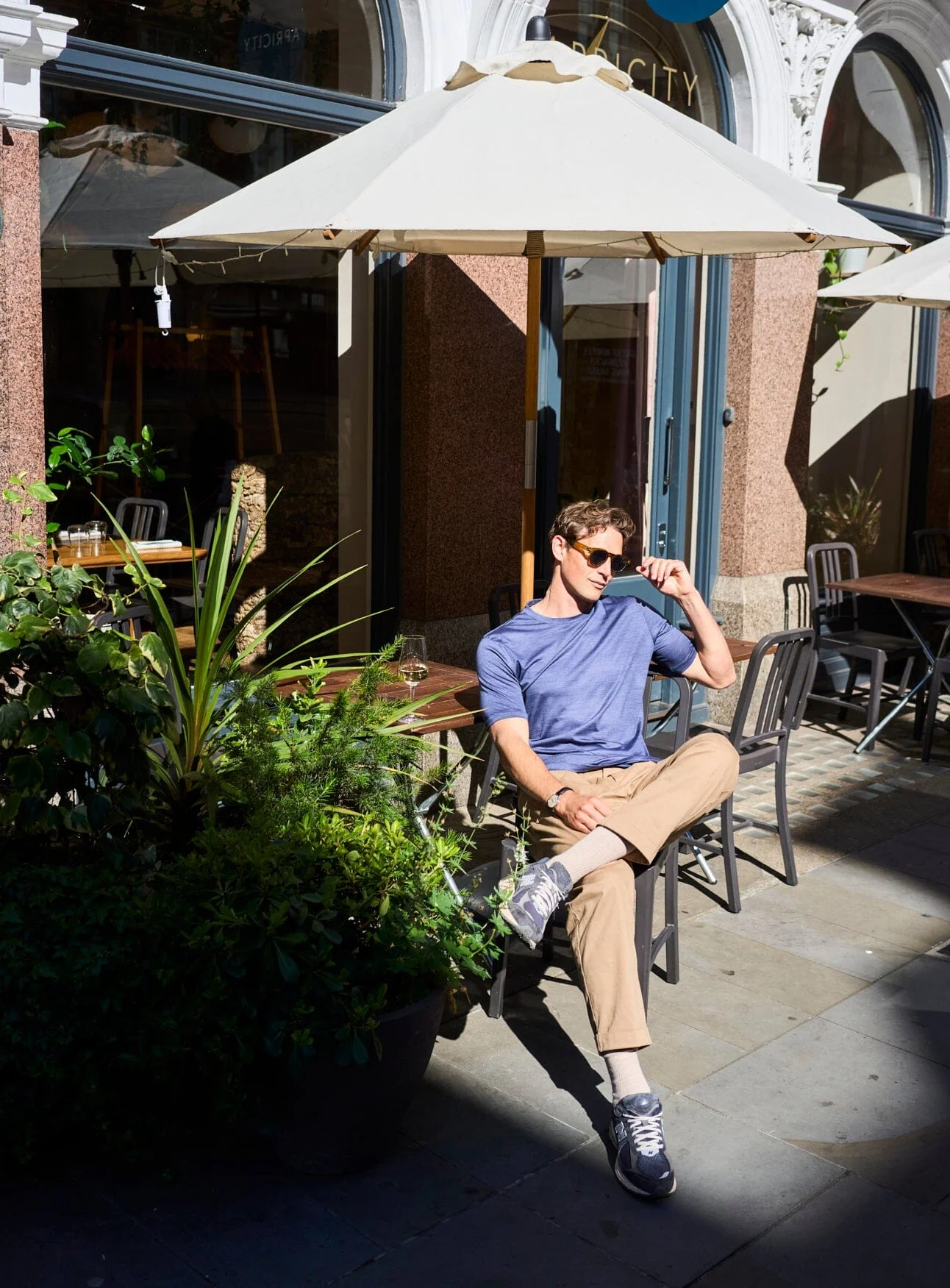 ZQ Merino Wool Jersey Sky Stripe T-Shirt - Image 7