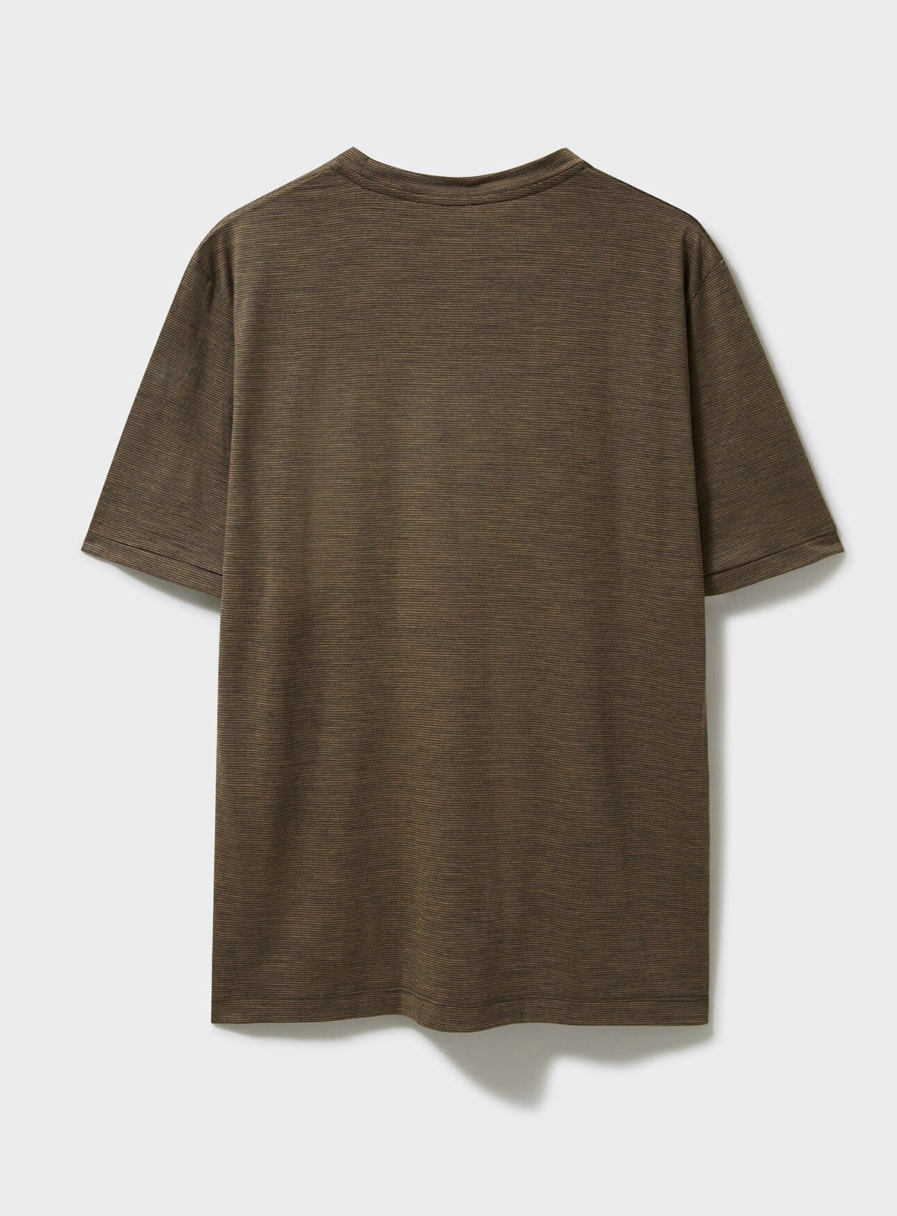 ZQ Merino Super 120s Wool Jersey Tan stripe Neem T - Image 7